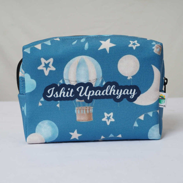 Personalised Air Balloon Printed Kids Box Pouch